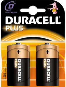 Pilas alcalinas Duracell LR20 (D)